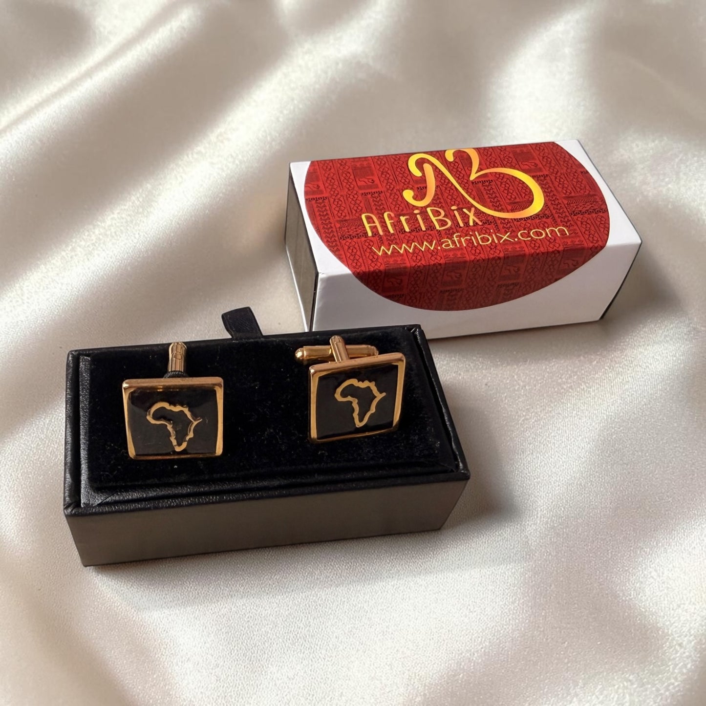 Map of Africa Gold Cufflinks