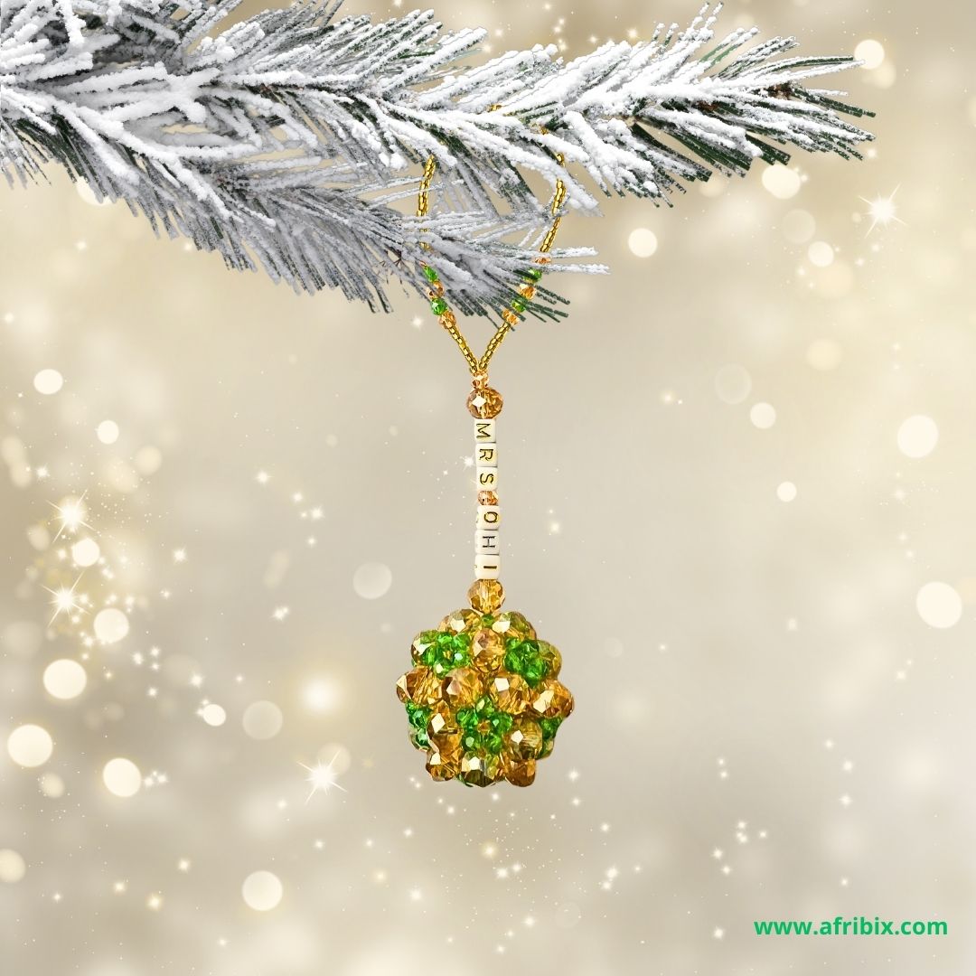 Crystal Bauble Luxury Christmas Ornament