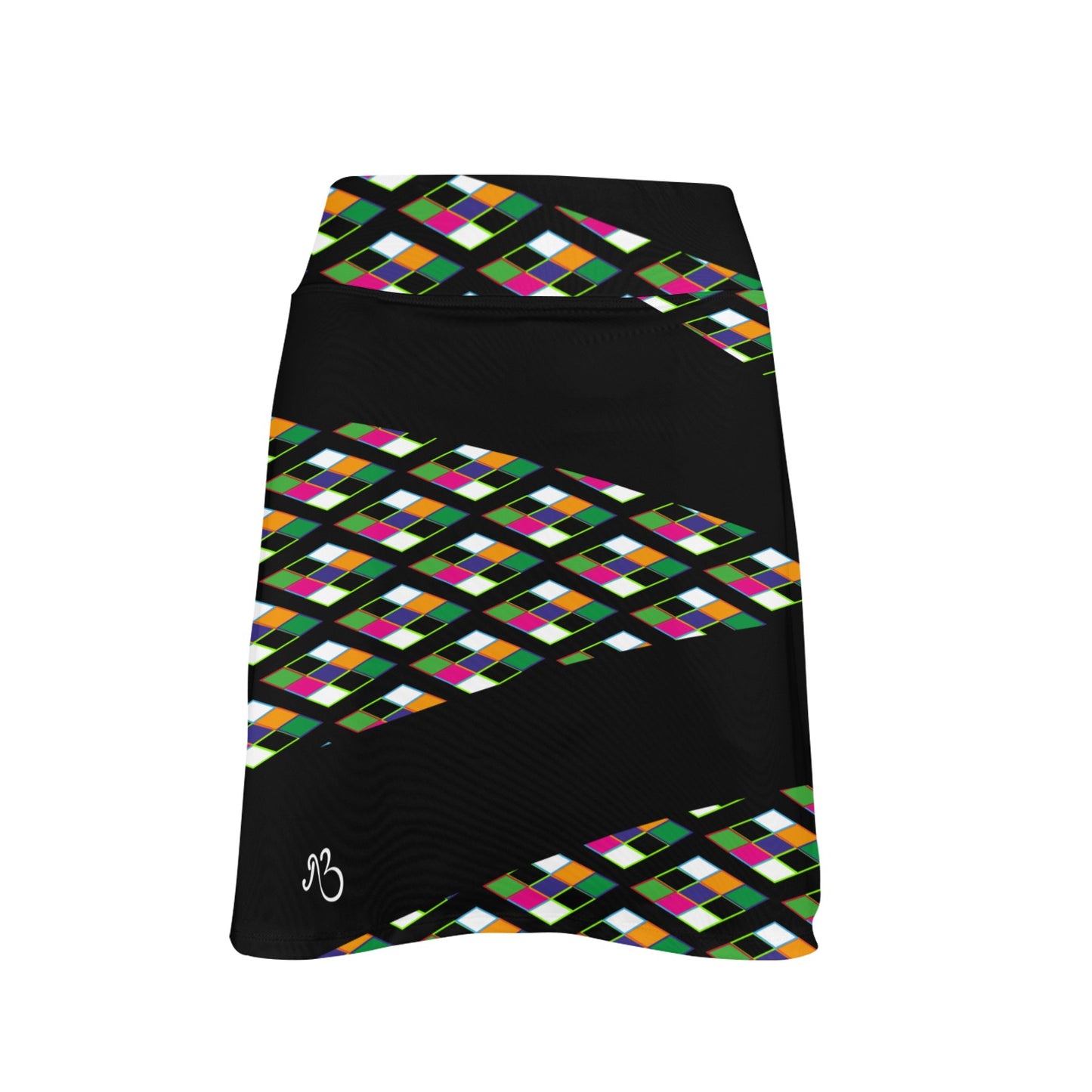 Heritage Print Tennis and Golf Women's Sports Skort Skirt with Pocket