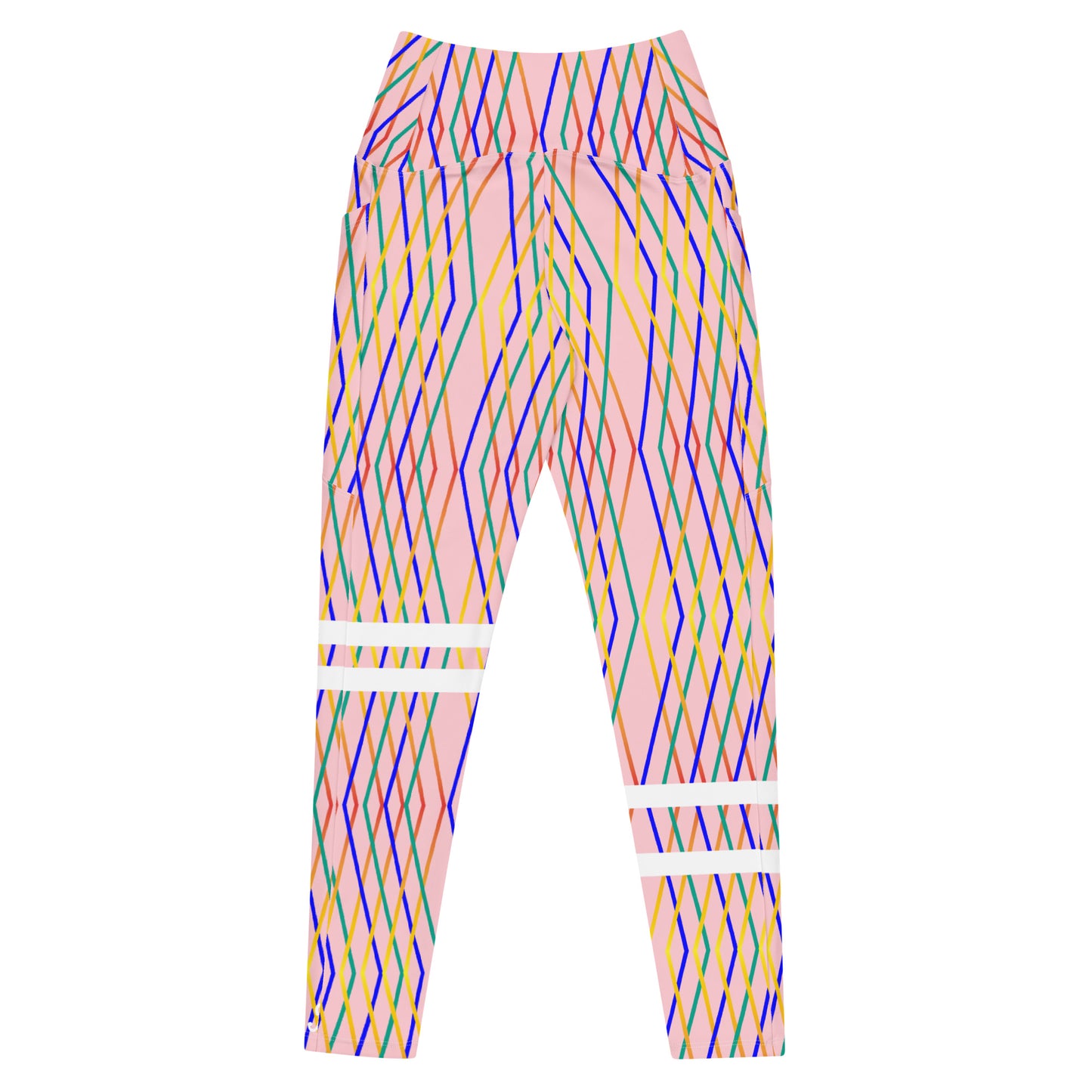 AfriBix Pink Constellation Print Leggings with pockets