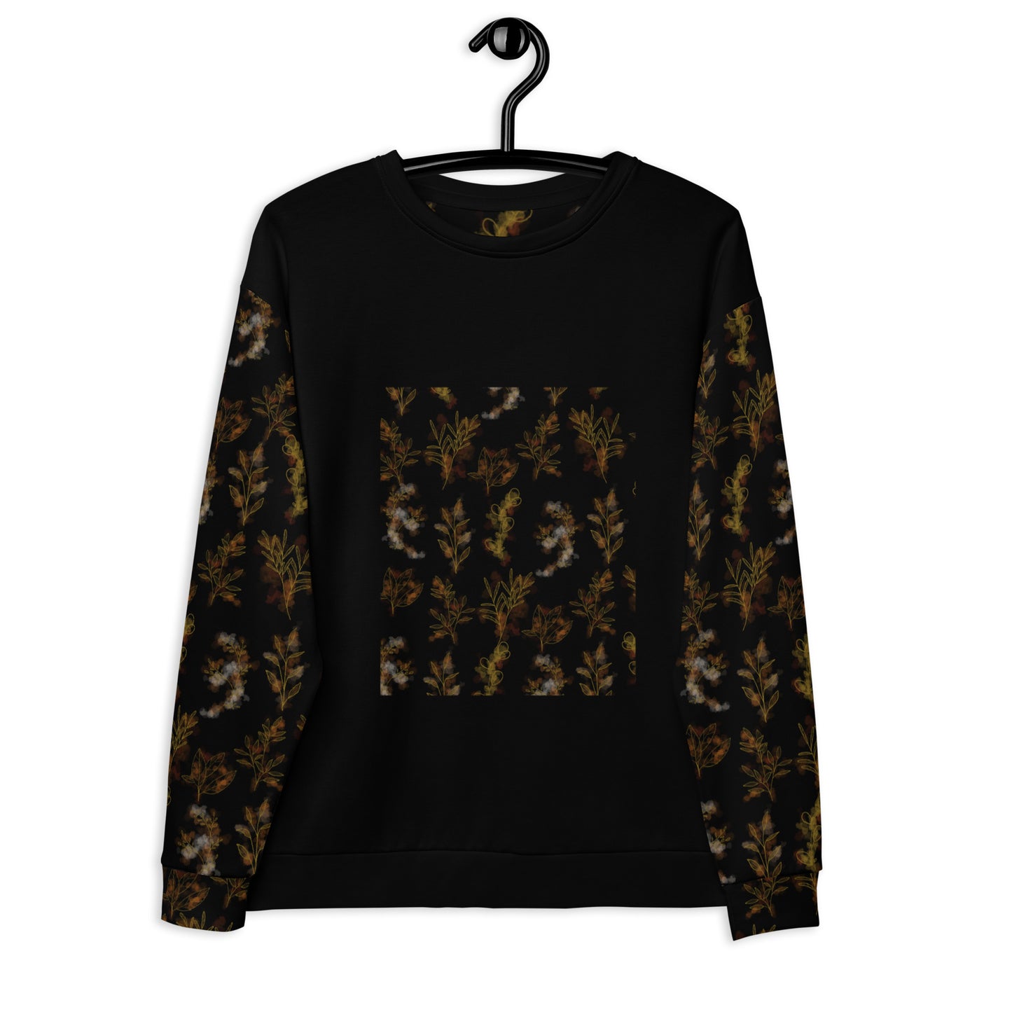 AfriBix Heritage Fusion Floral Print Unisex Sweatshirt