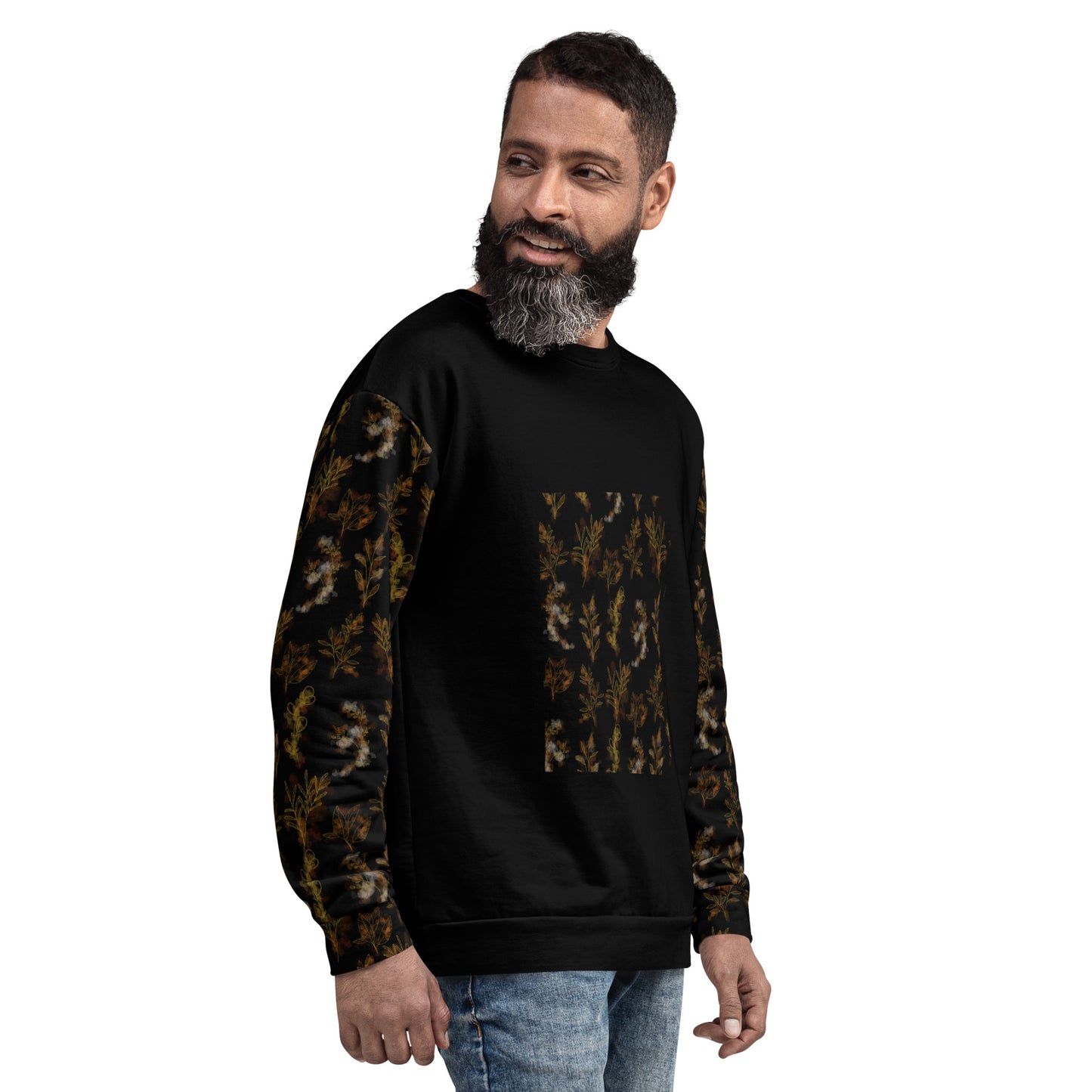 AfriBix Heritage Fusion Floral Print Unisex Sweatshirt