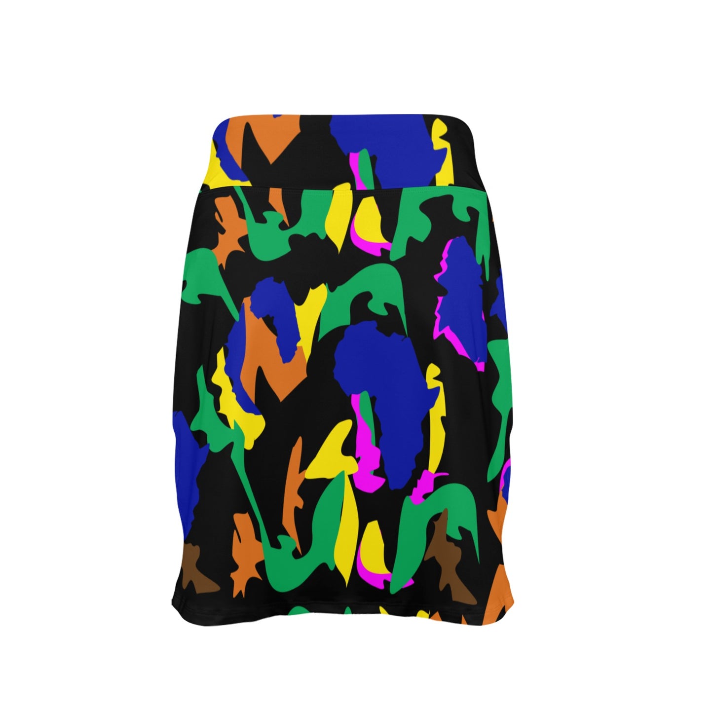 AfriBix Camo Tennis and Golf Women's Skort Skirt with Pocket