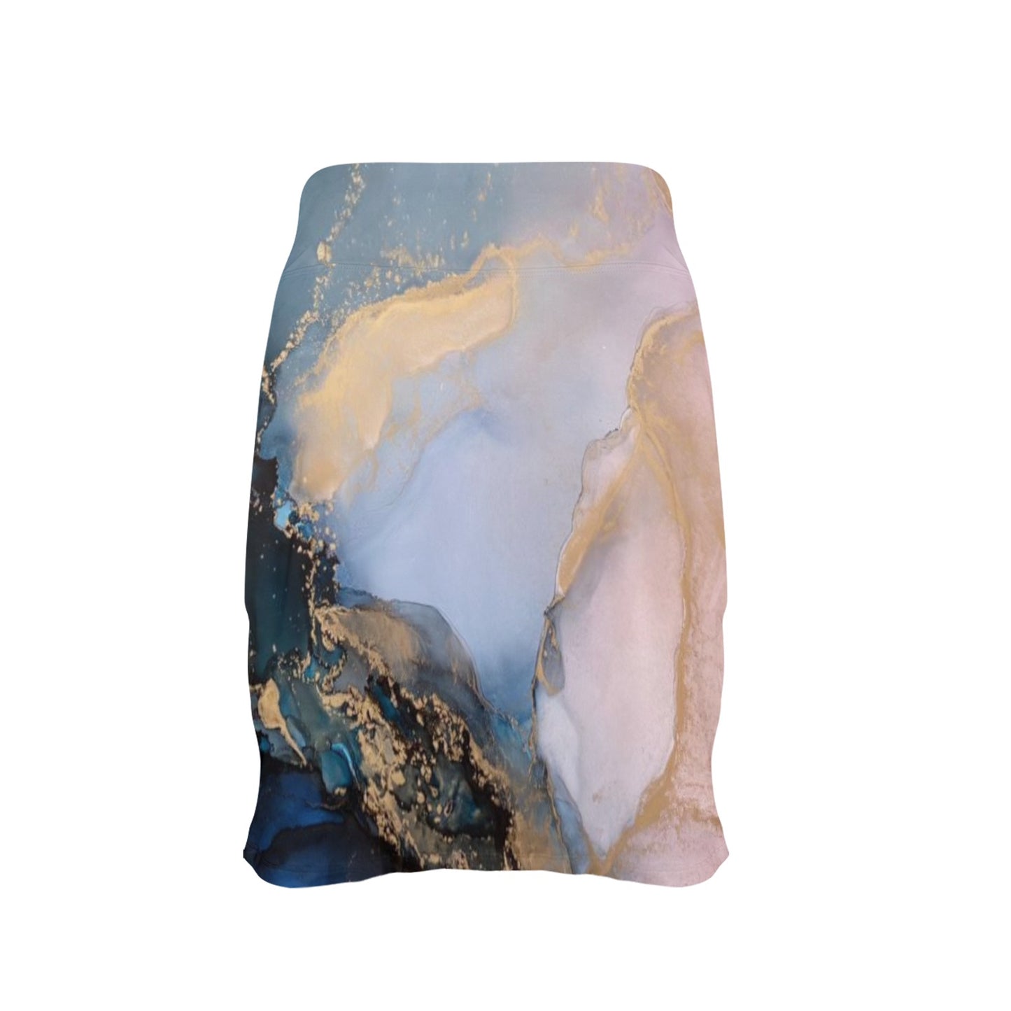Pink and Blue Aurora Tennis and Golf Women's Skirt Skort with Pocket