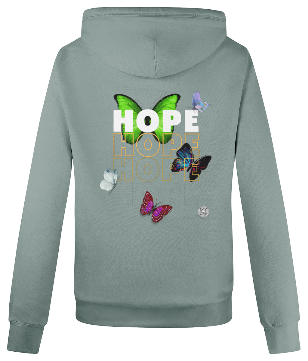 HOPE Unisex Cross Neck Hoodie