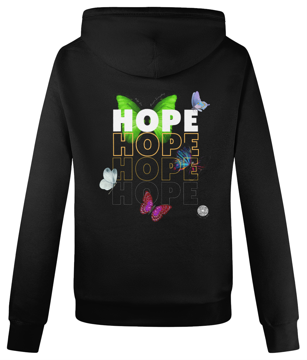 HOPE Unisex Cross Neck Hoodie