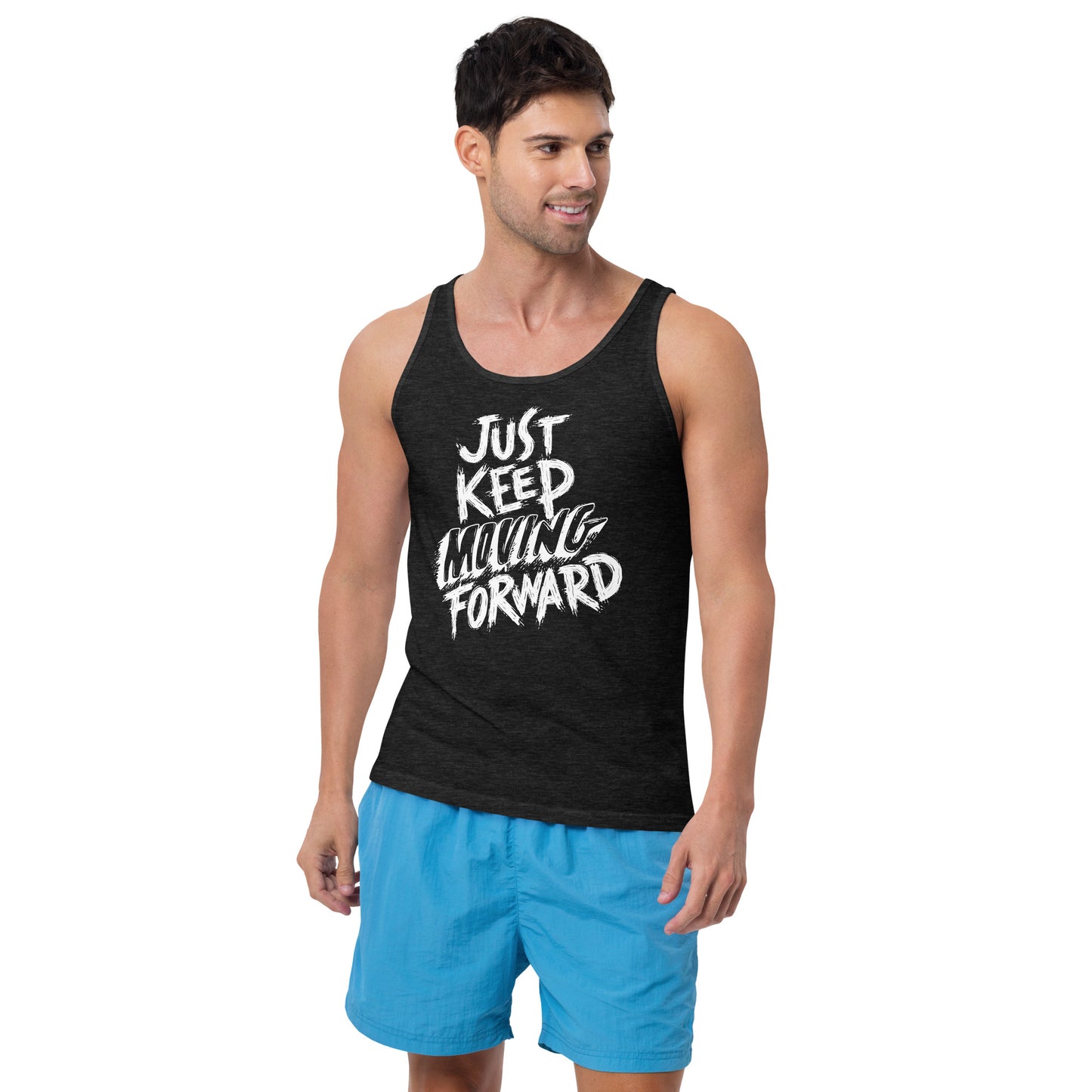 Gym Quote Unisex Tank Top - Keep Moving