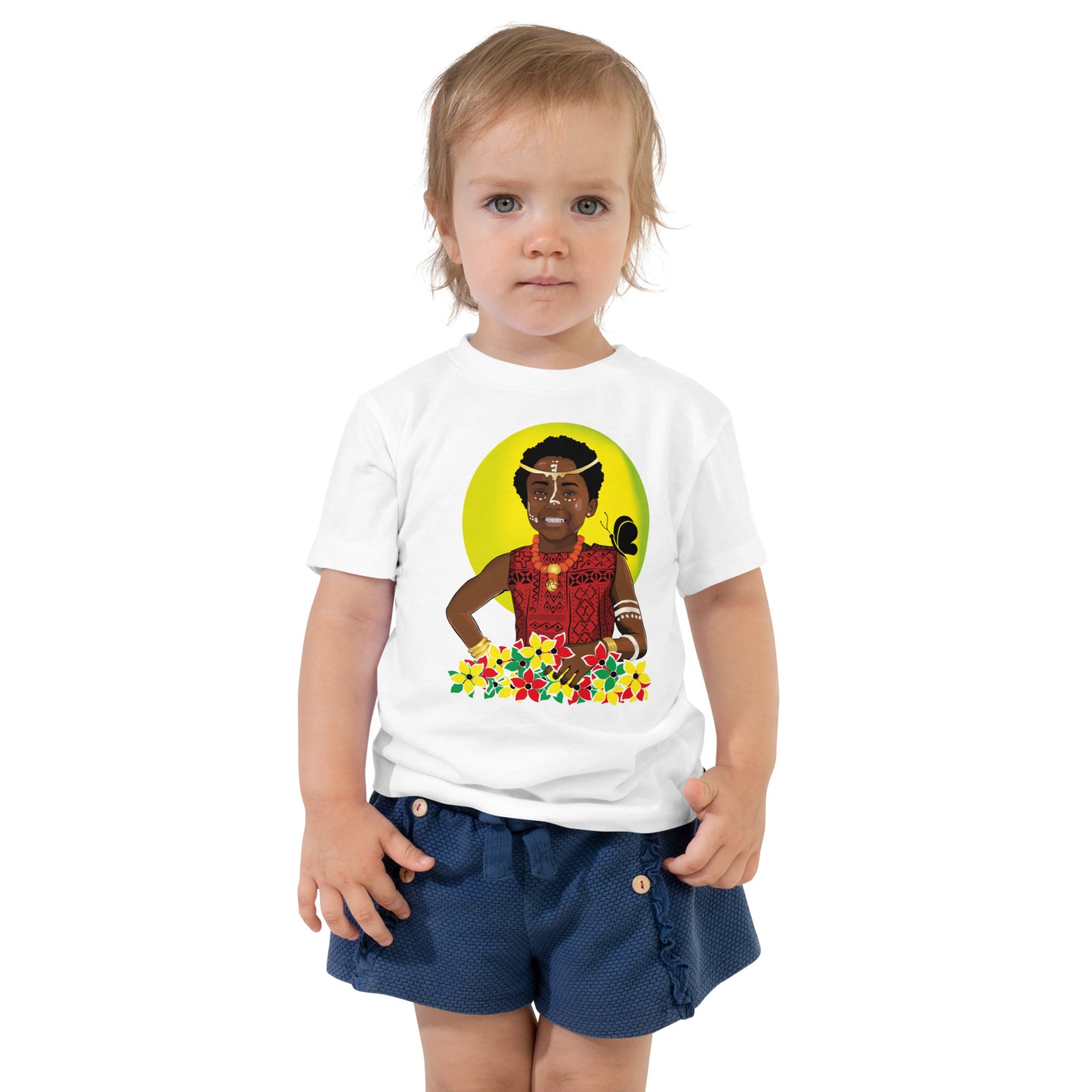 AfriBix Princess Toddler Short Sleeve Tee