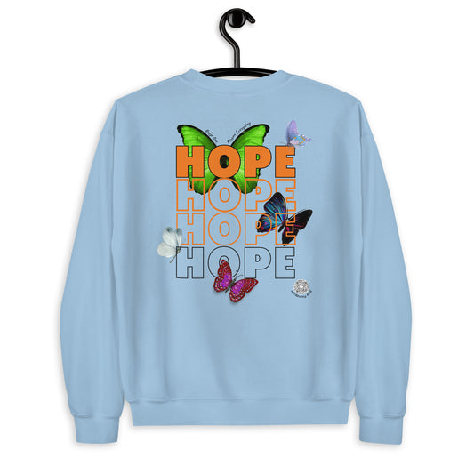 Hope Unisex Sweatshirt - Pastel Colours