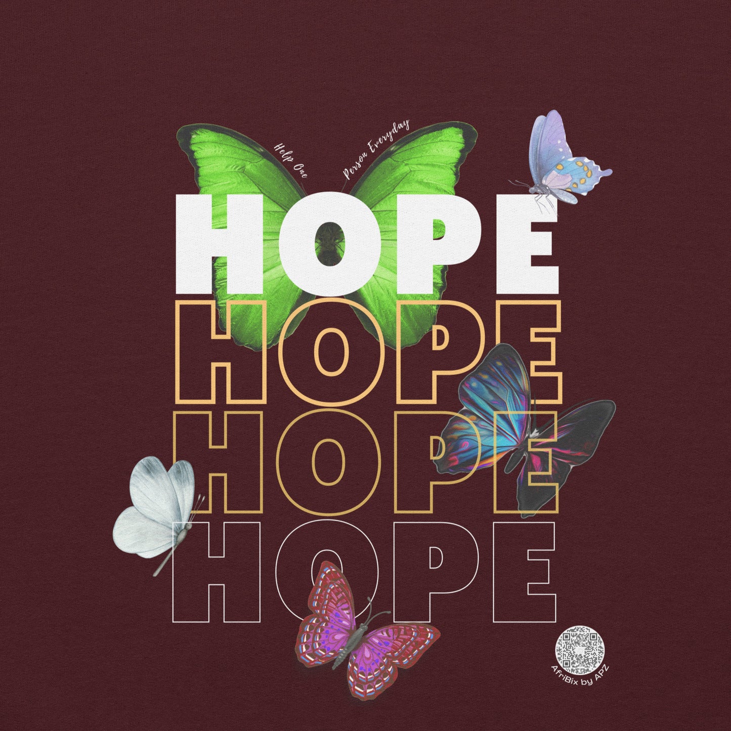 Hope Unisex Sweatshirt - Dark Colours