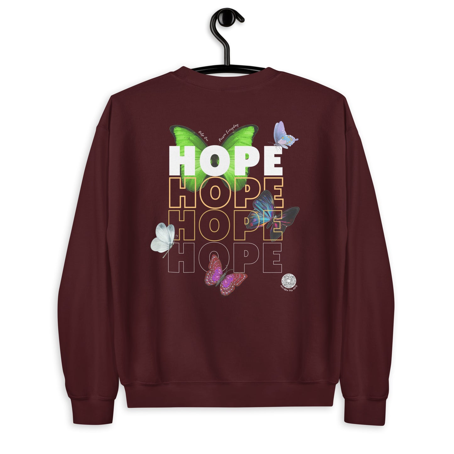 Hope Unisex Sweatshirt - Dark Colours