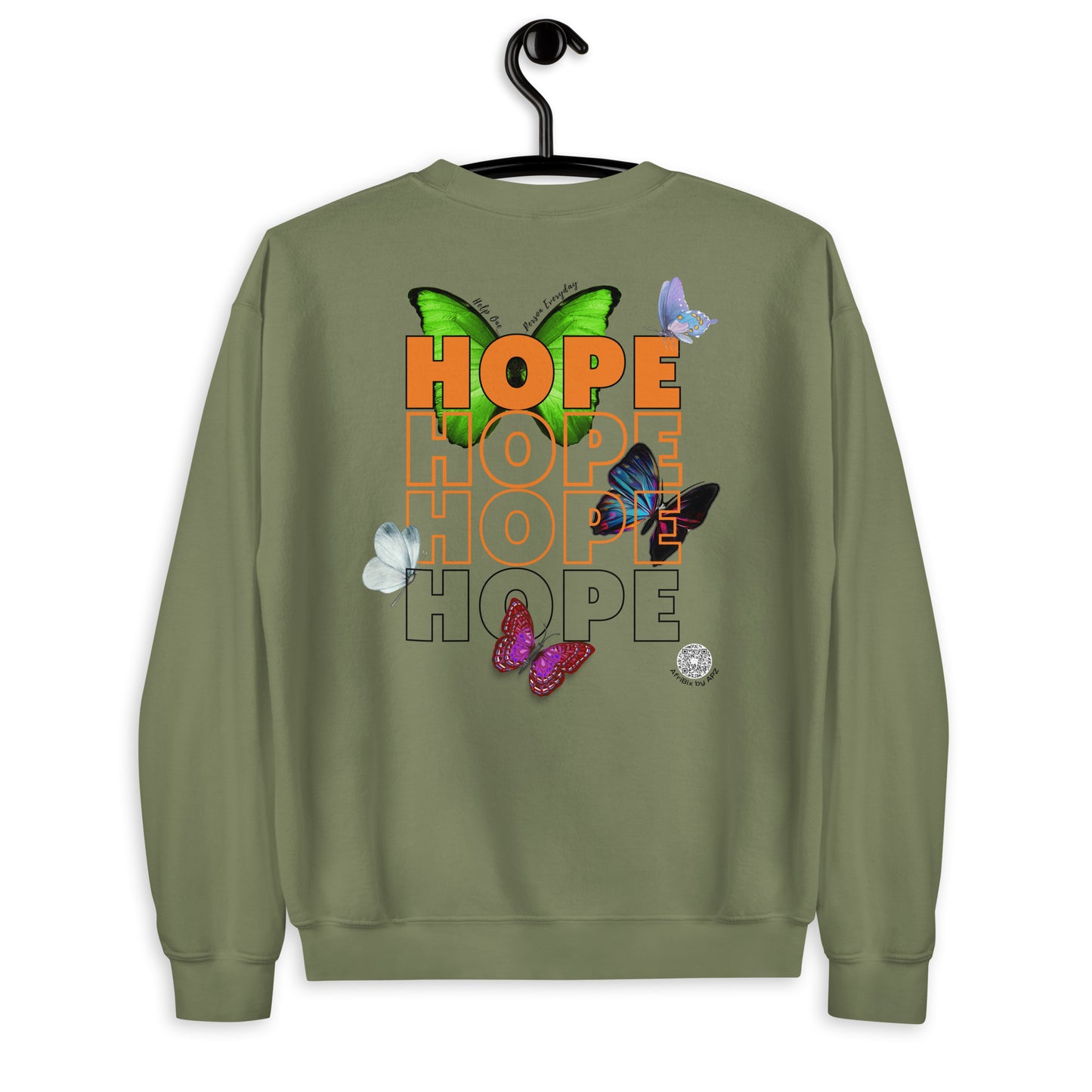 Hope Unisex Sweatshirt - Pastel Colours