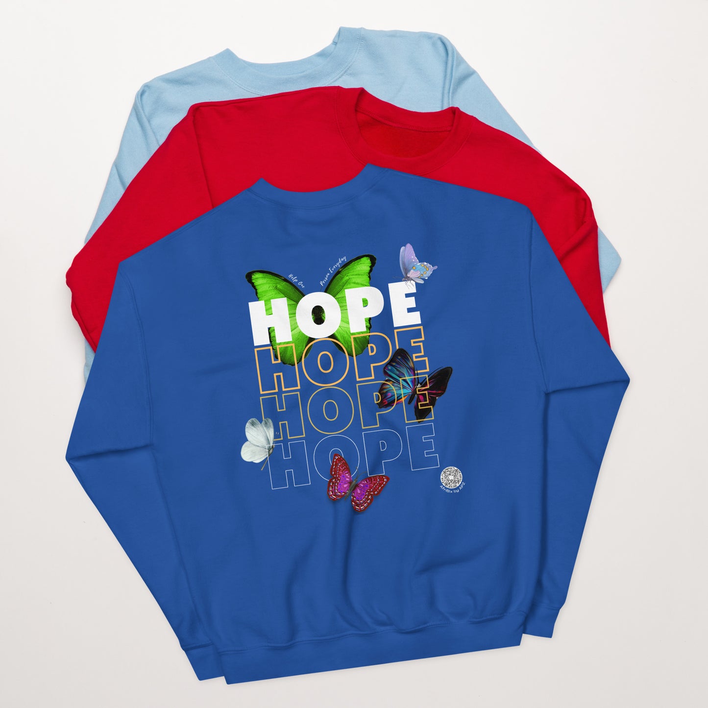 Hope Unisex Sweatshirt - Dark Colours