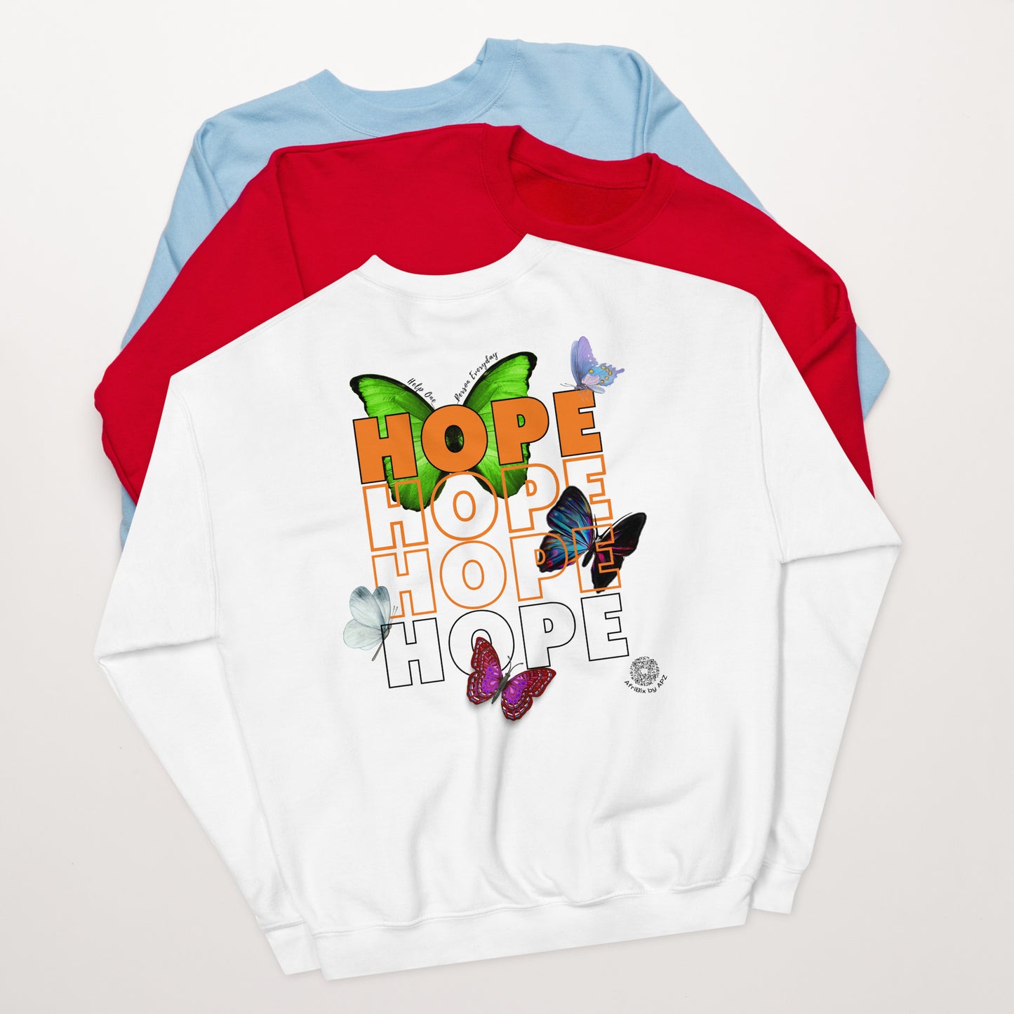 Hope Unisex Sweatshirt - Pastel Colours