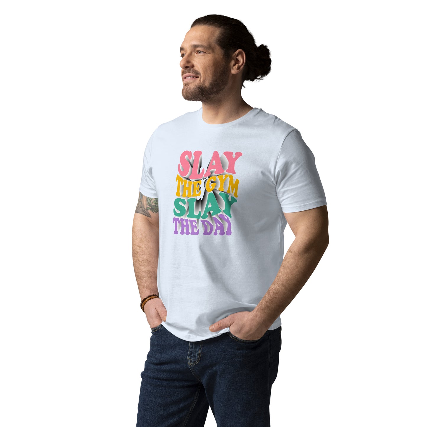 Slay the Day Slay The Gym Unisex organic cotton t-shirt