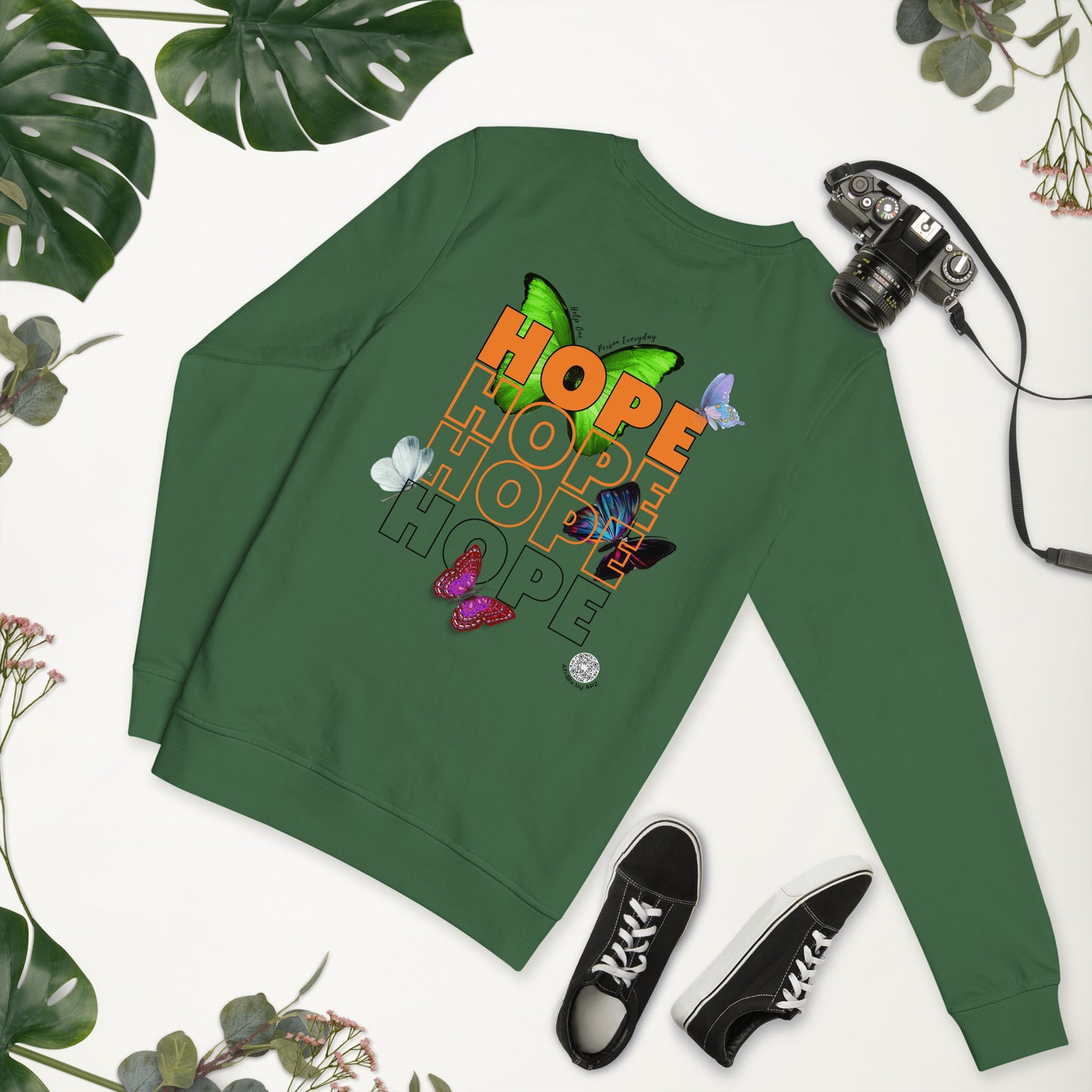 Hope Unisex Organic Sweatshirt - Bright Colours