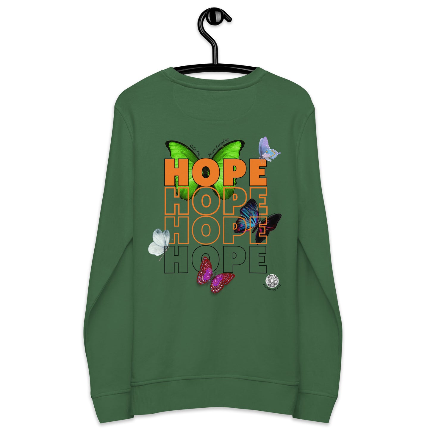 Hope Unisex Organic Sweatshirt - Bright Colours