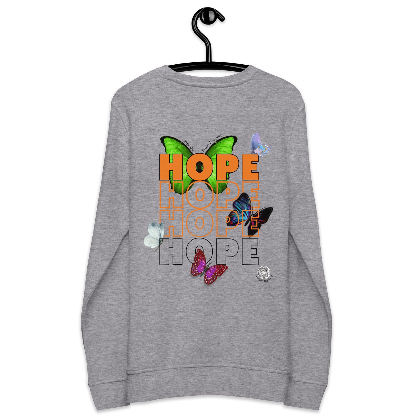 Hope Unisex Organic Sweatshirt - Bright Colours