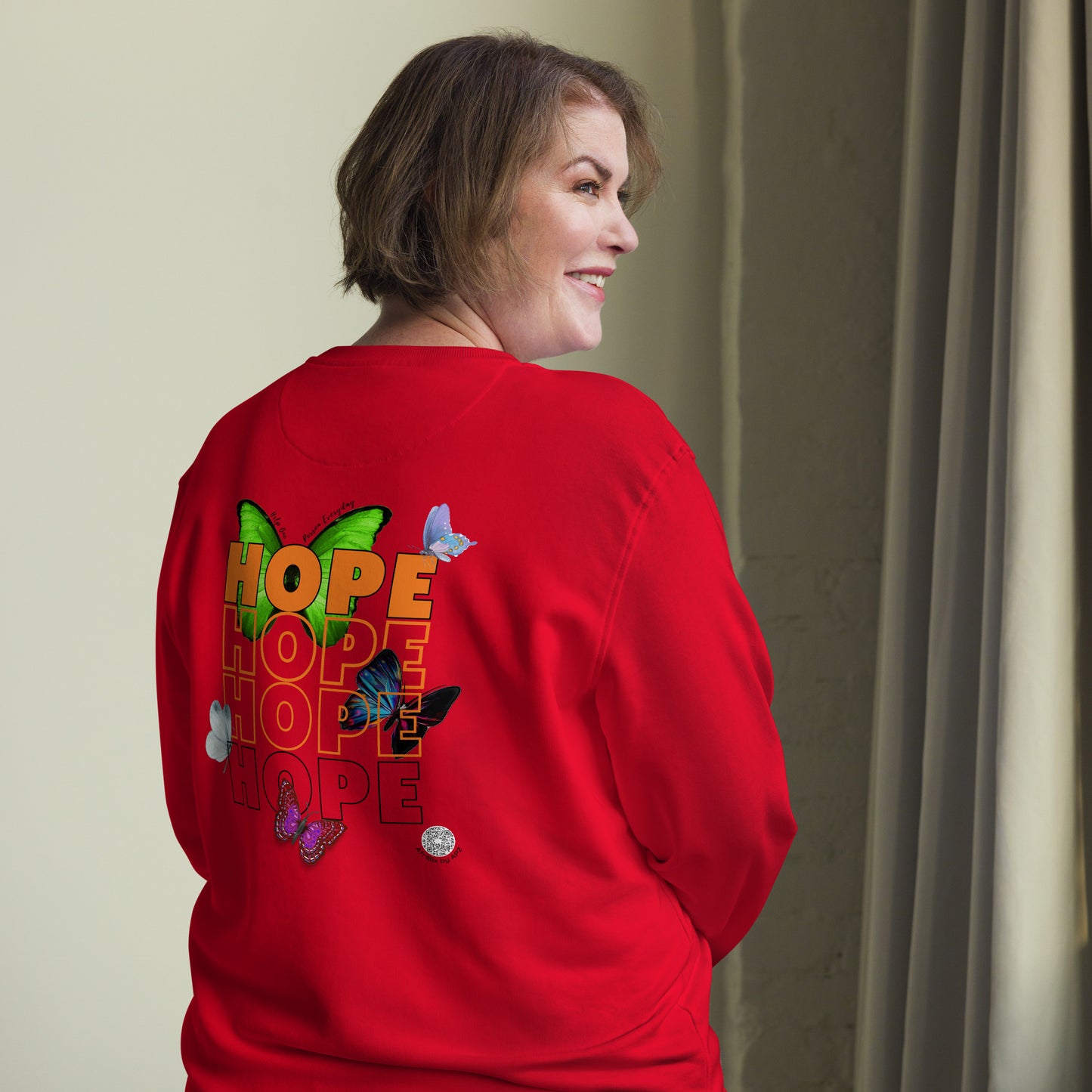 Hope Unisex Organic Sweatshirt - Bright Colours