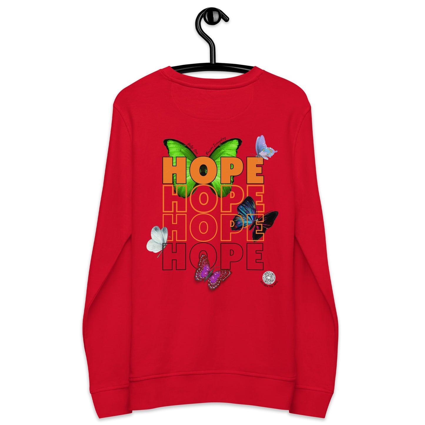 Hope Unisex Organic Sweatshirt - Bright Colours