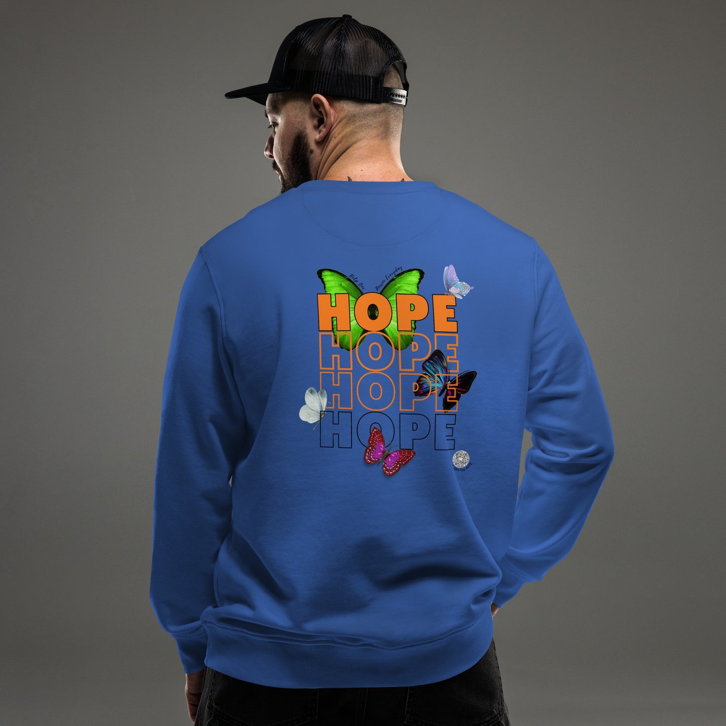 Hope Unisex Organic Sweatshirt - Bright Colours