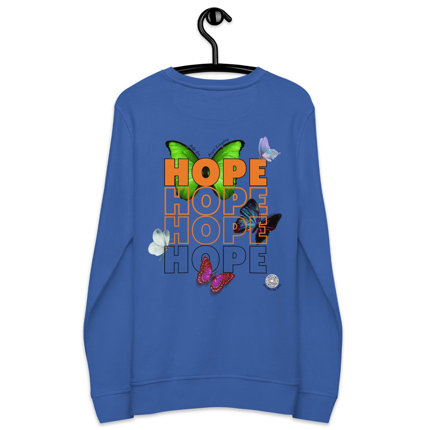 Hope Unisex Organic Sweatshirt - Bright Colours