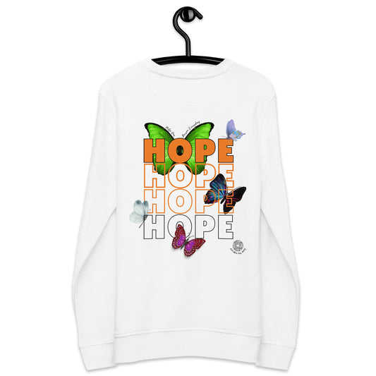 Hope Unisex Organic Sweatshirt - Bright Colours