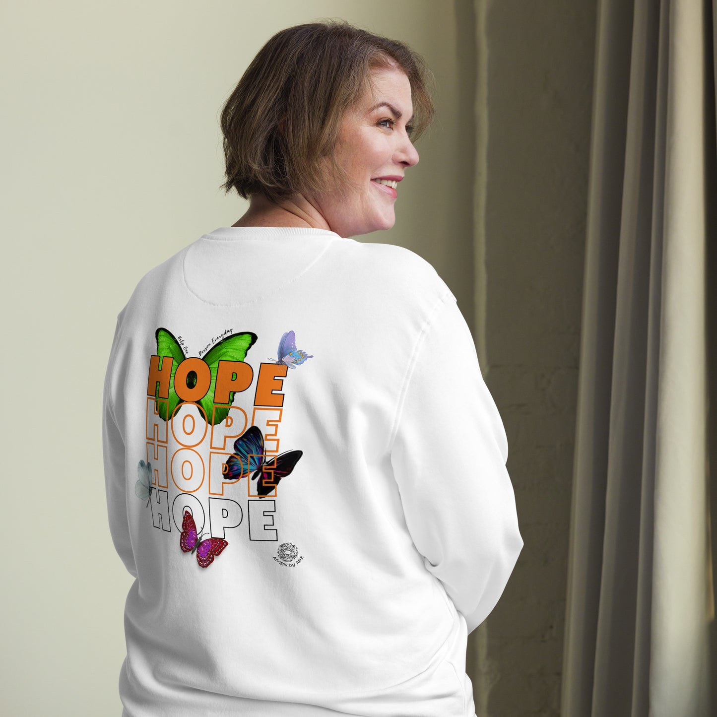 Hope Unisex Organic Sweatshirt - Bright Colours