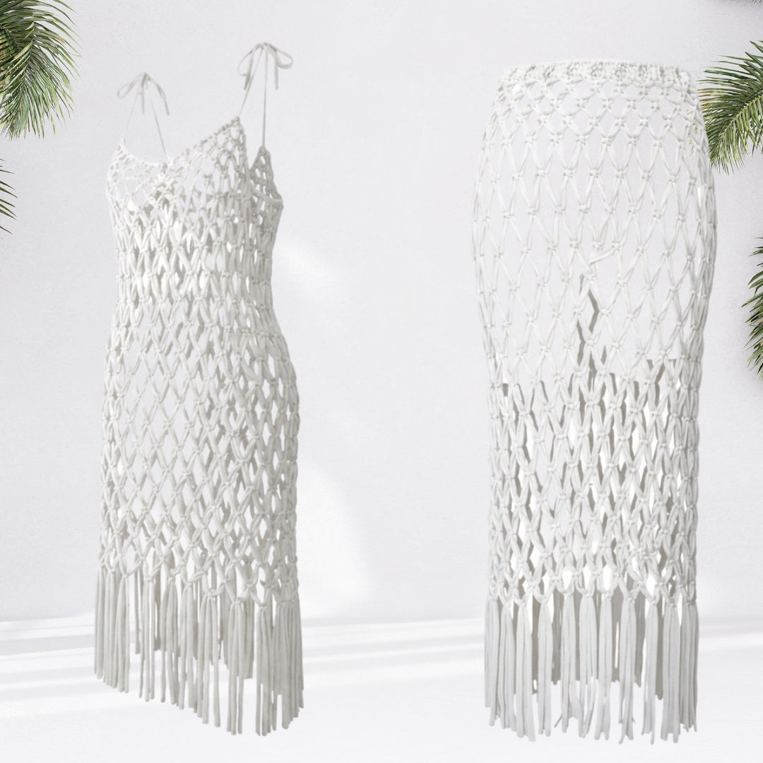 Adaobi Net Skirt and Dress 2-in-1 Outfit