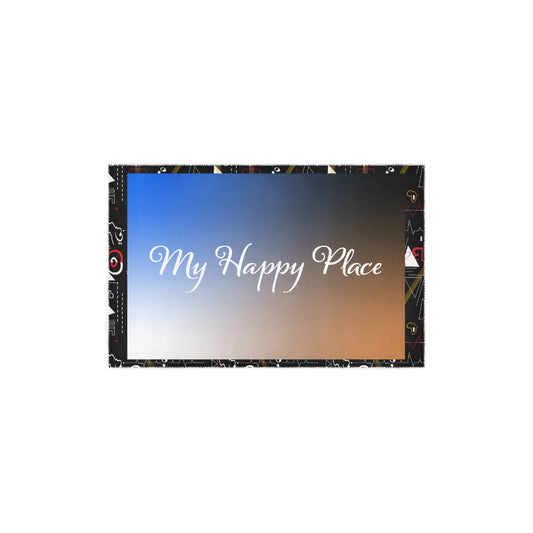 'My Happy Place' Galaxy Accent Area Rug