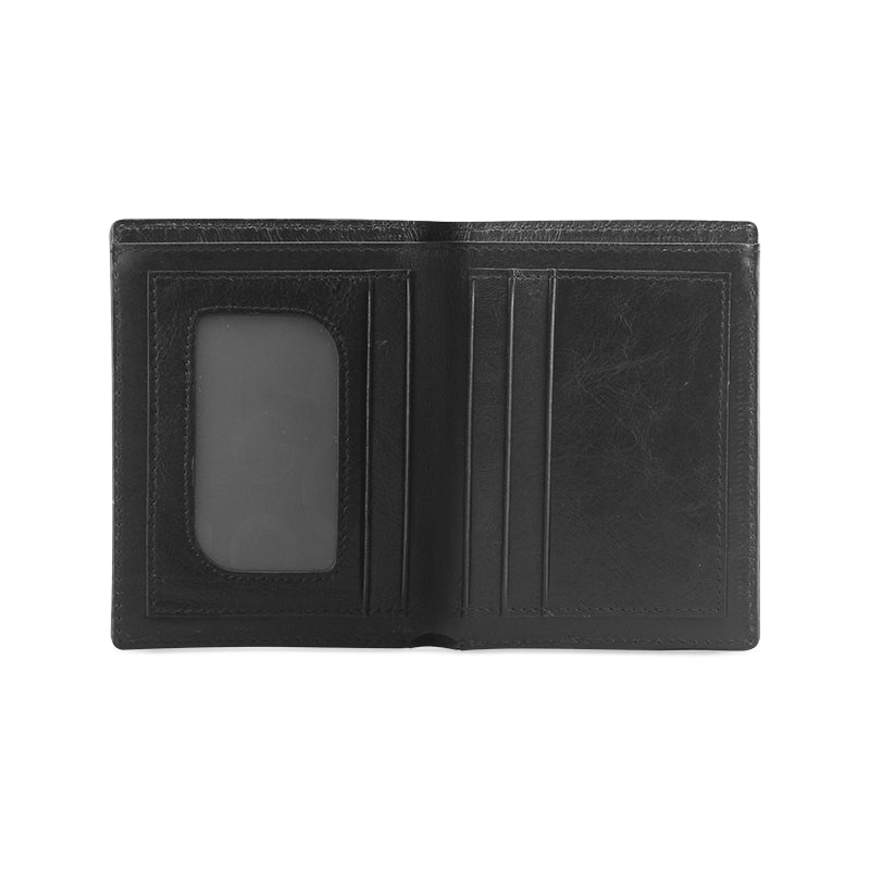 Linear Print Faux Leather Wallet