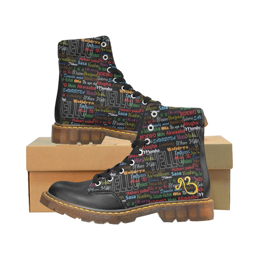 AfriBix Hello Print Boots