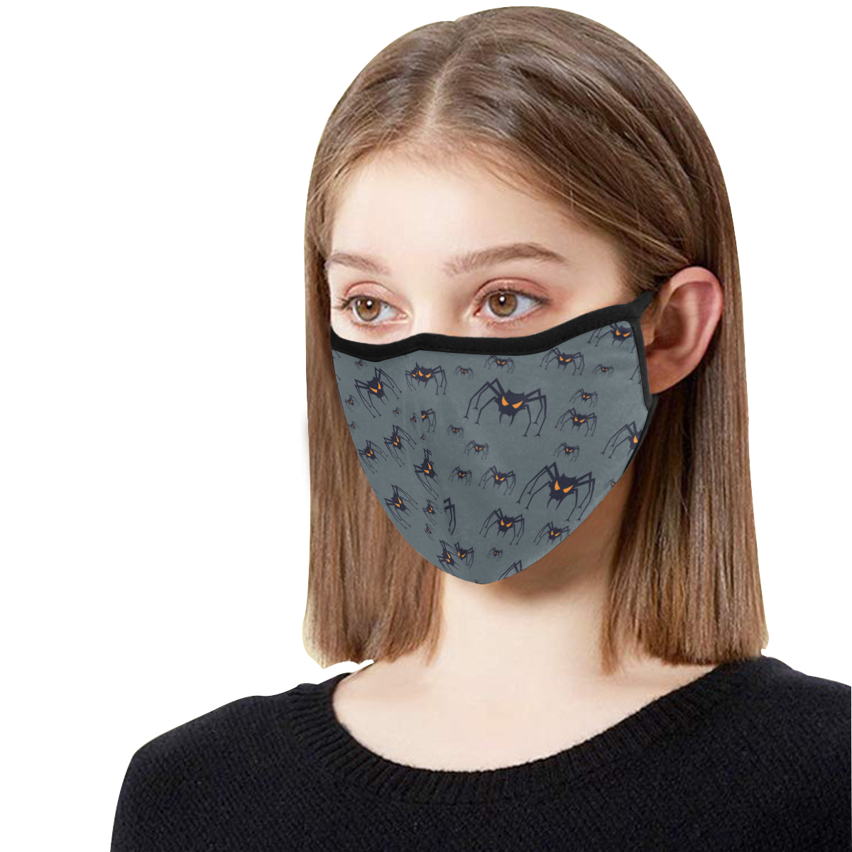 Crittersville Print FM Cotton Fabric Face Mask with filter slot (30 Filters Included) - Non-medical use