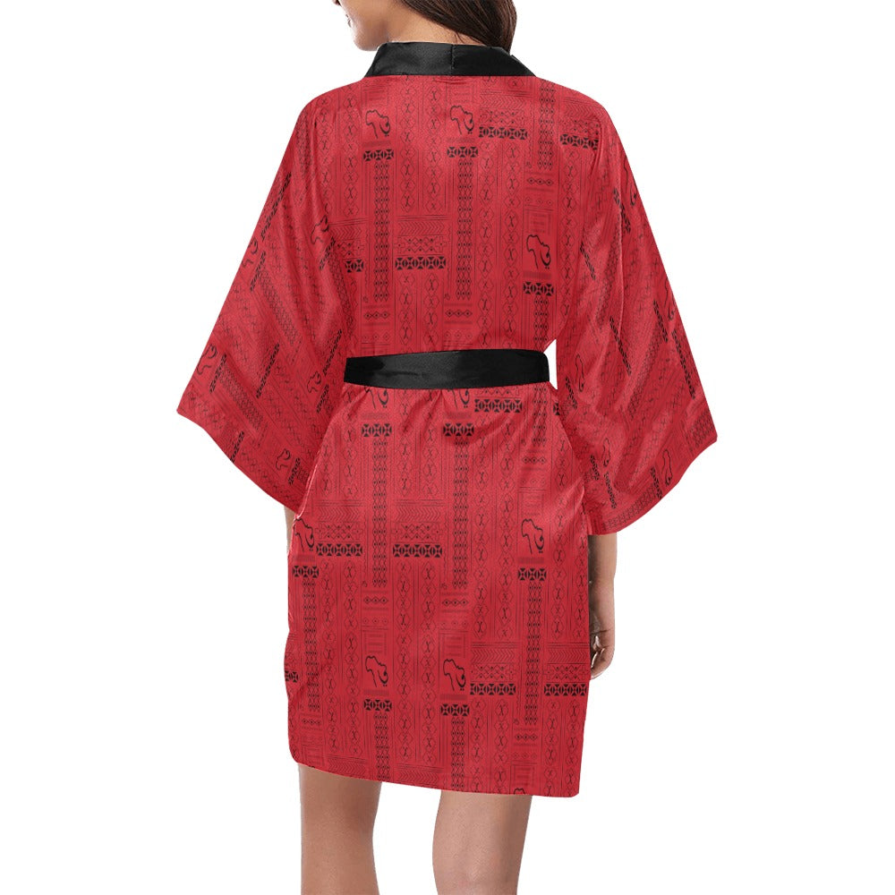 Tribal Print Kimono Kimono Robe Coverup