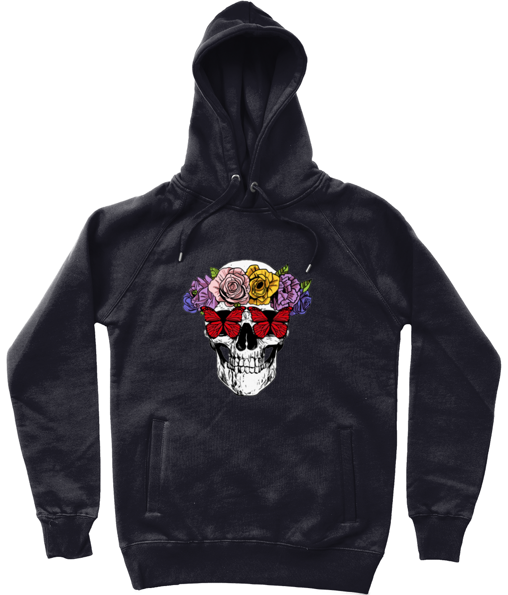 Garden of Skulls Graphic Trendy Unisex Pullover Hoodie
