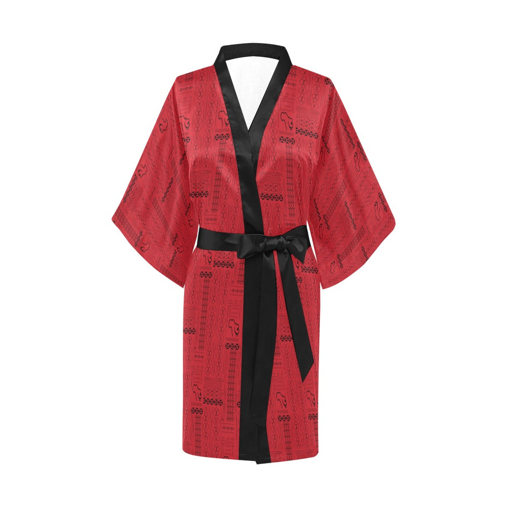 Tribal Print Kimono Kimono Robe Coverup