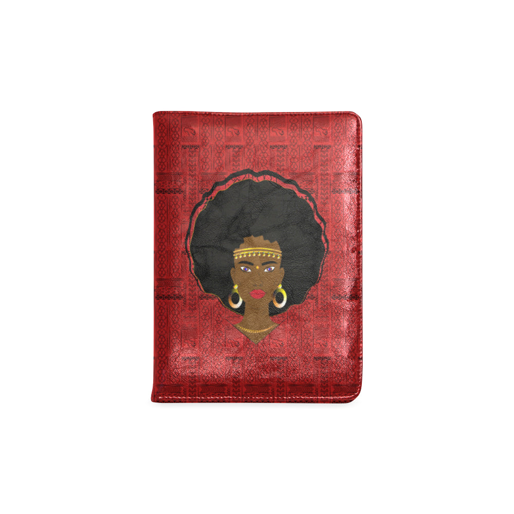 AfriBix Warrior Tribal Print A5 Leatherette Notebook
