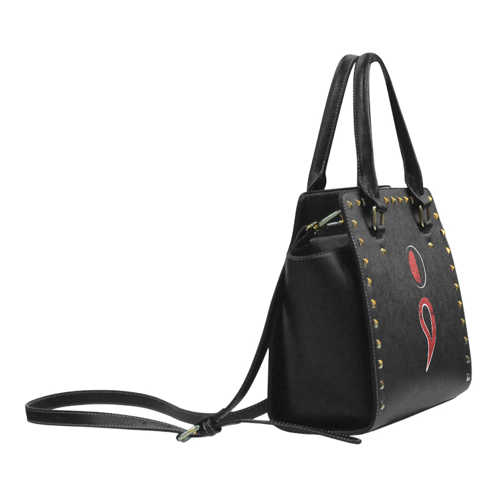 AfriBix Tribal Print Semi-Colon Handbag