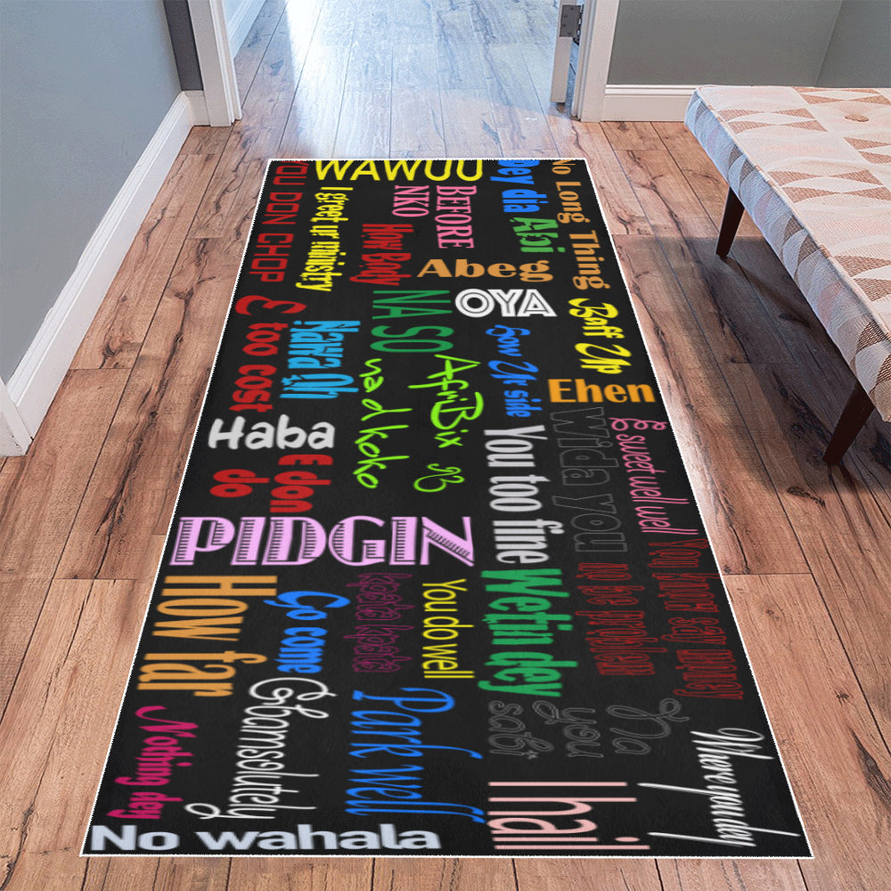 AfriBix Pidgin Print Area Rugs