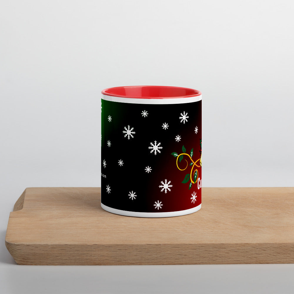 'Personalised' Christmas Two Toned Mug
