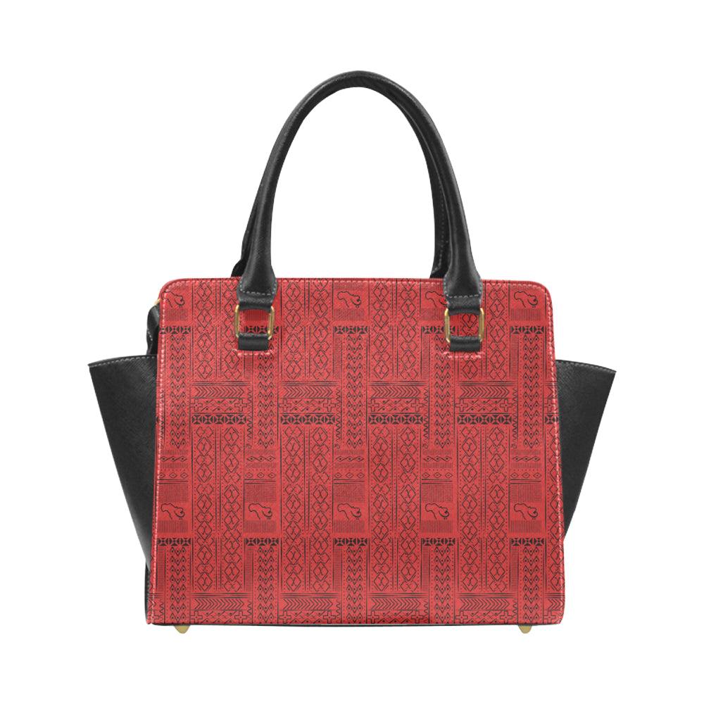 AfriBix Tribal Print Semi-Colon Handbag