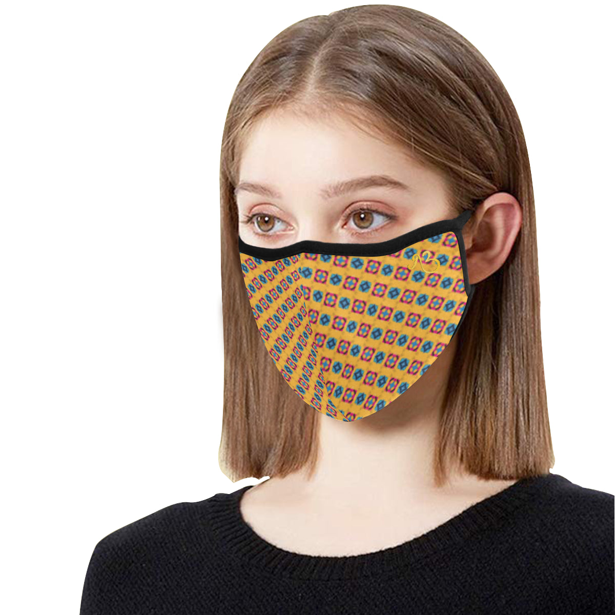 Alternate Print Cotton Fabric Face Mask with filter slot (30 Filters Included) - Non-medical use