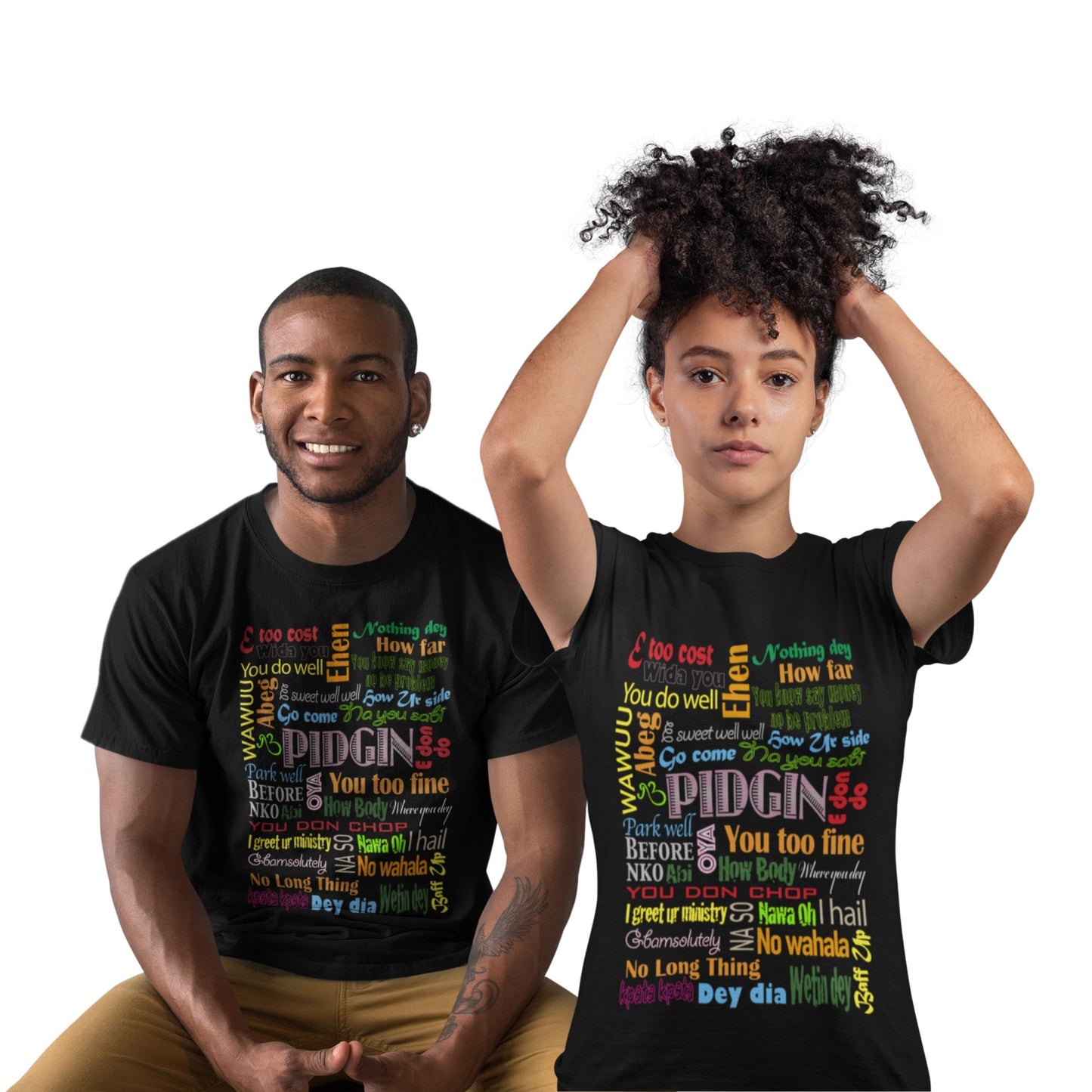 AfriBix Pidgin Print Unisex T-Shirt