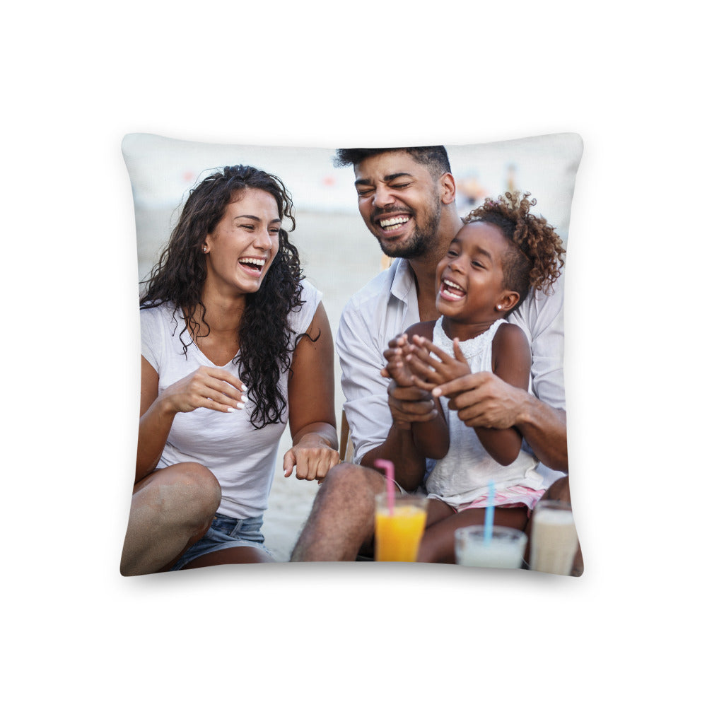 Personalisable Family Premium Throw Pillow