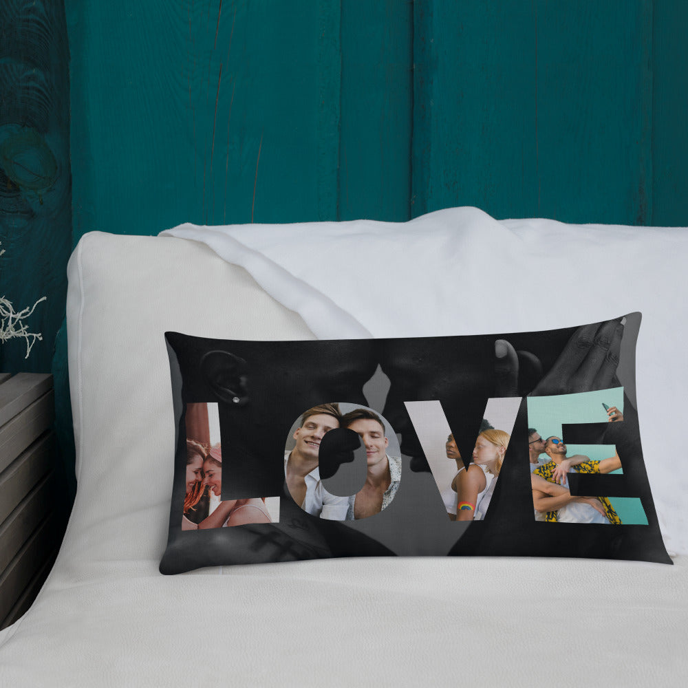 Love is Love Personalised Premium Throw Pillow