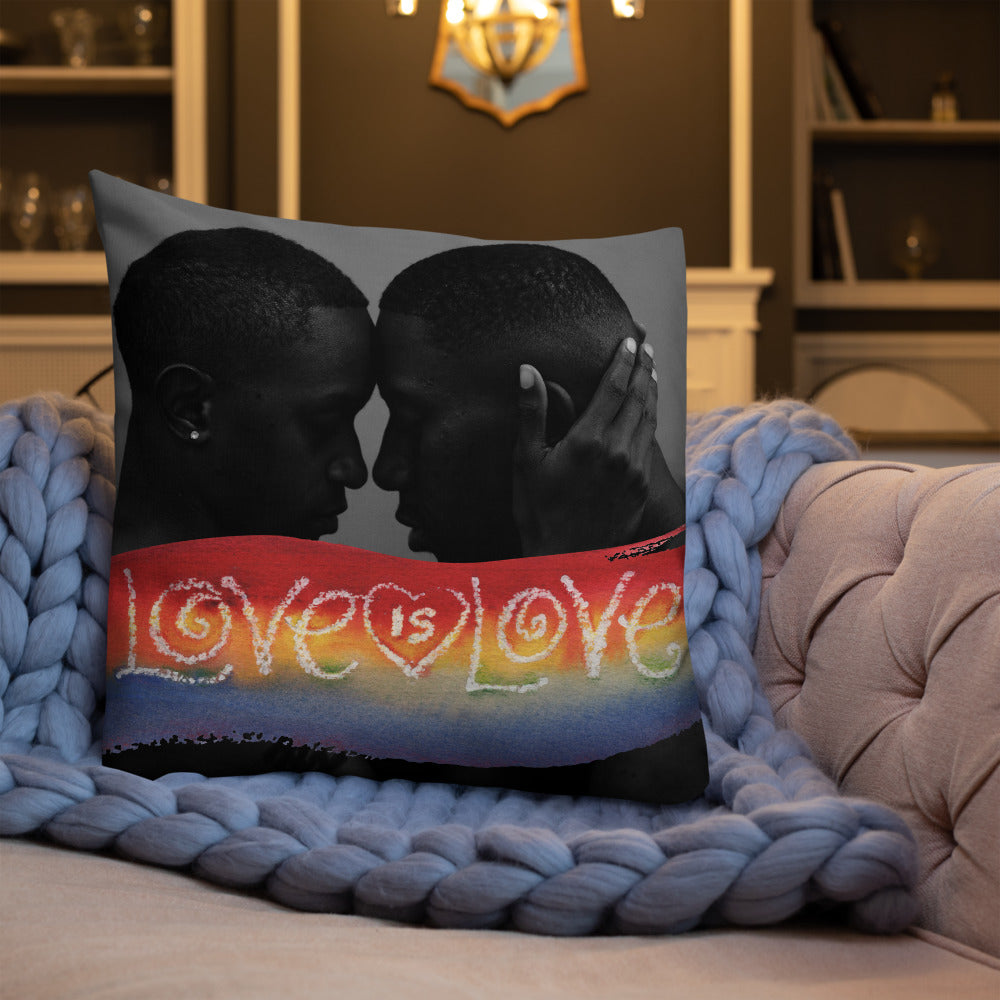 Love is Love Personalised Premium Throw Pillow