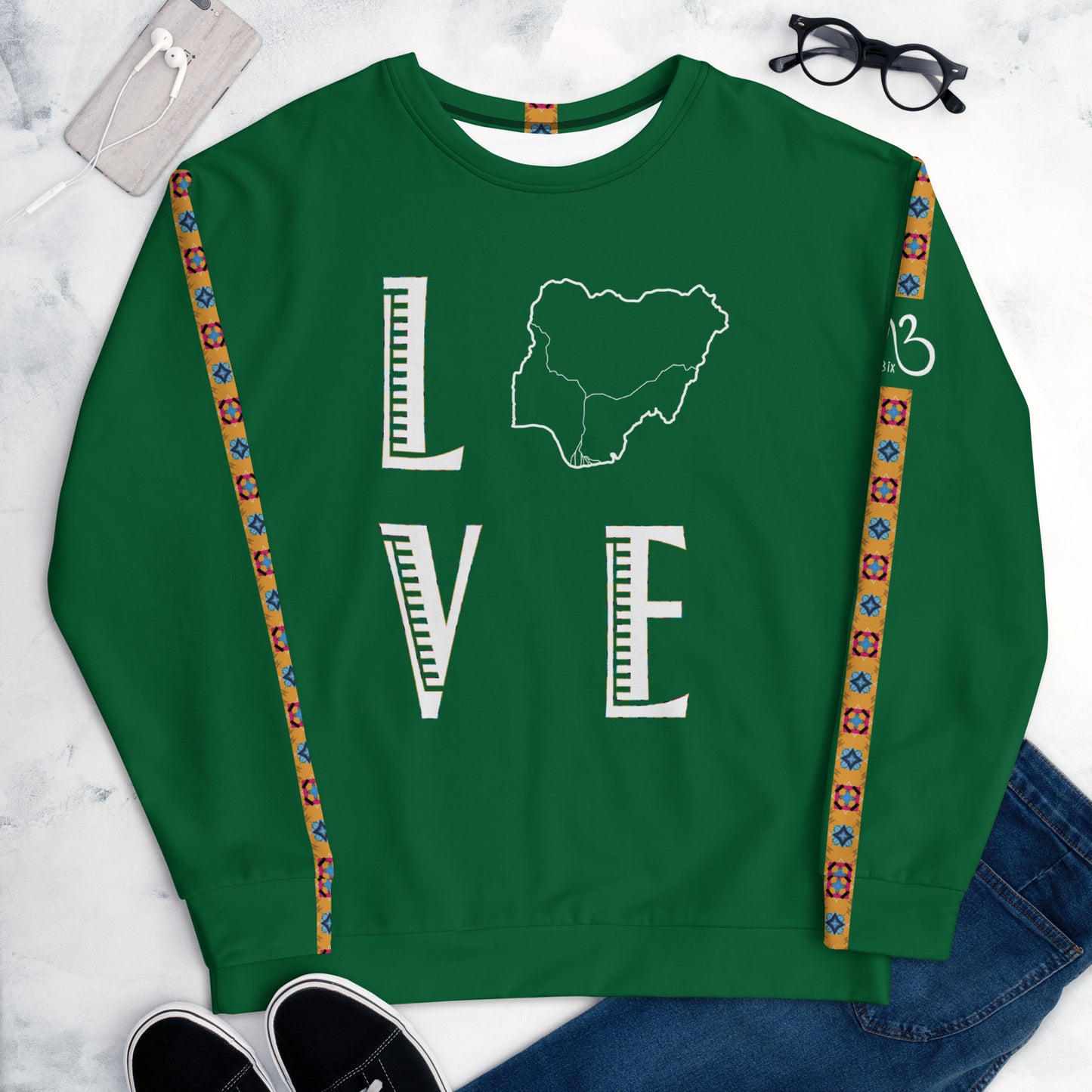 I Love Naija Unisex Sweatshirt