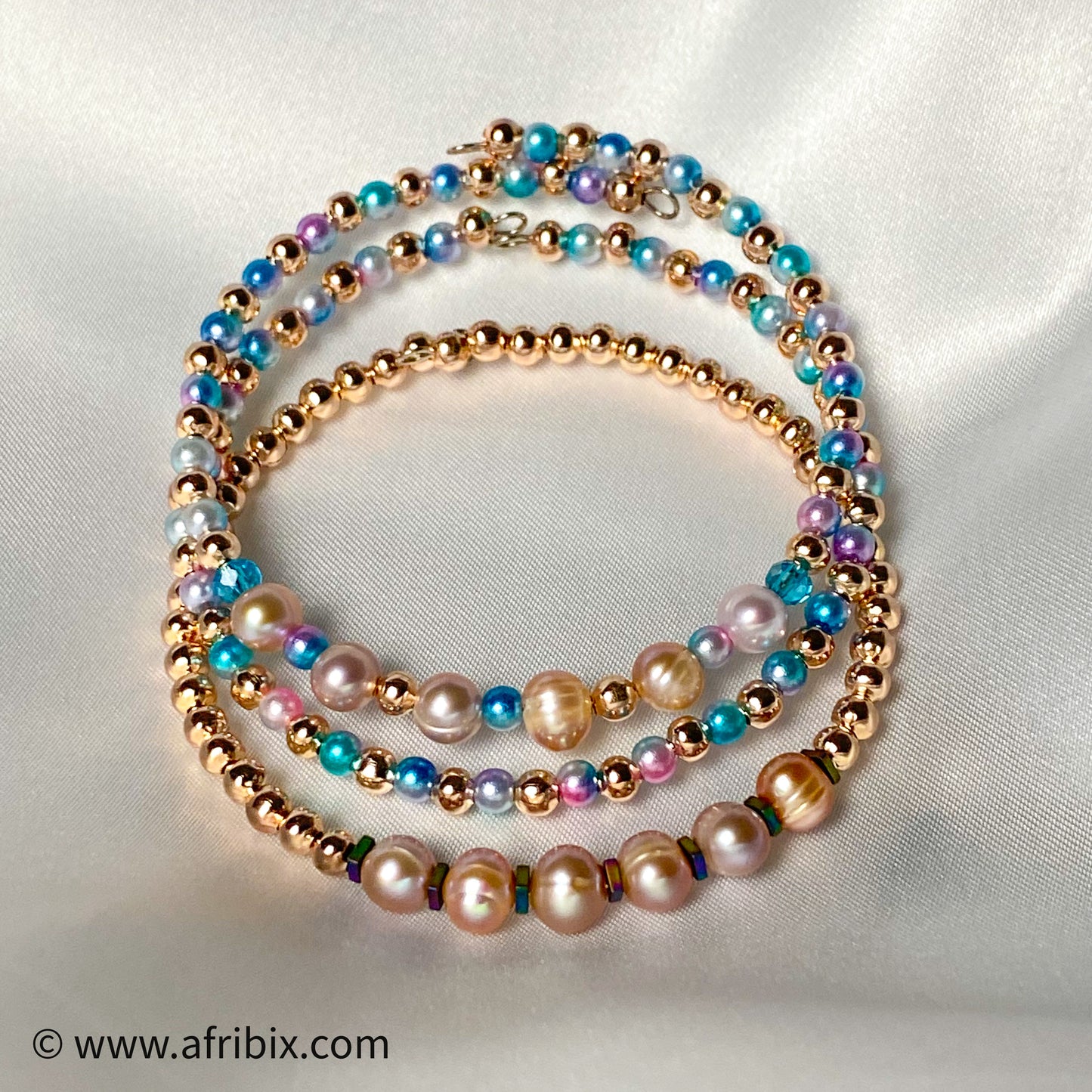 Freshwater Pearl 3-Piece Bracelet Set