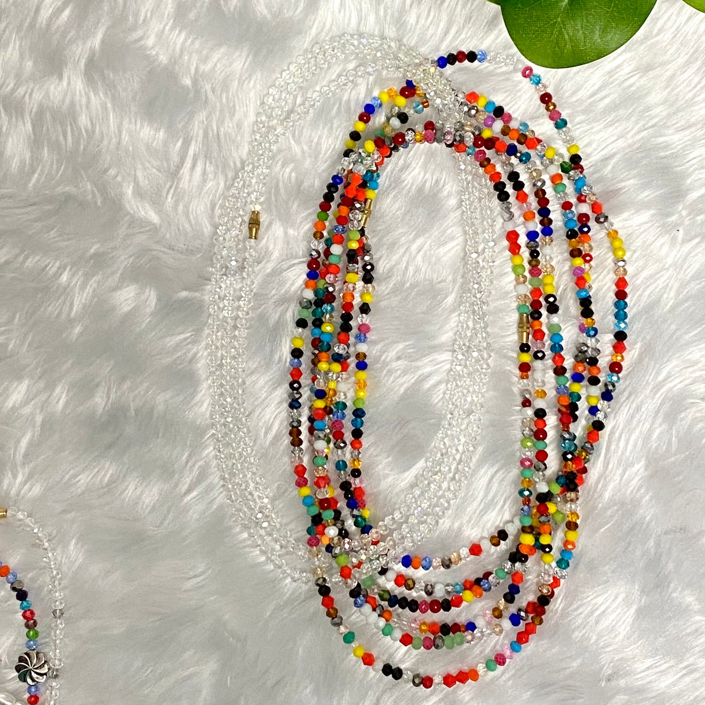 Kente Multi Coloured Belly Chain Waist Beads