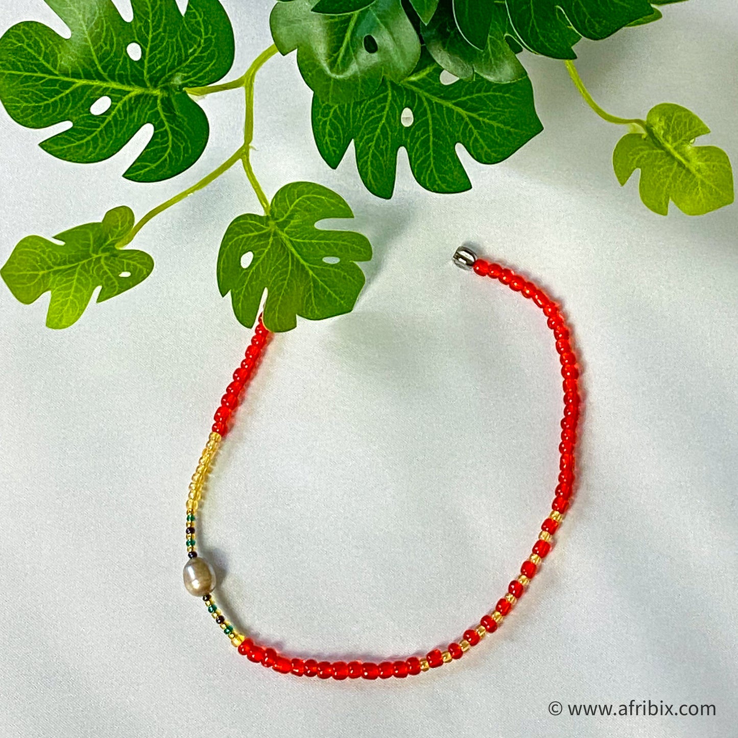 Red Pearl Anklet